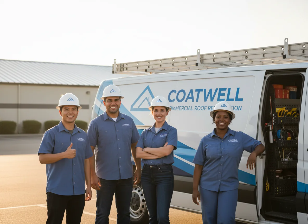 Commercial roof coating company in Talco, TX